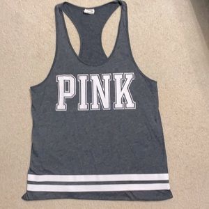 PINK Victoria Secret grey tank